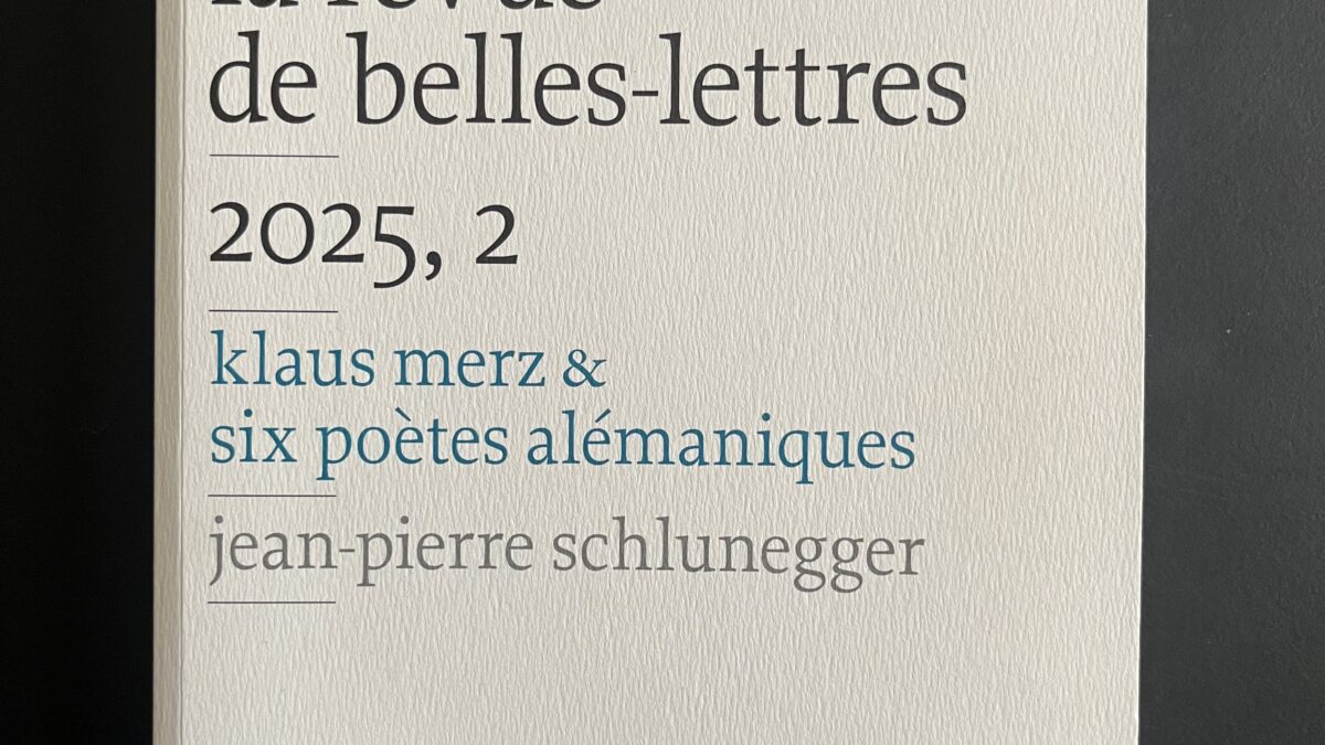 La Revue de Belles-Lettres La Revue de Belles-Lettres